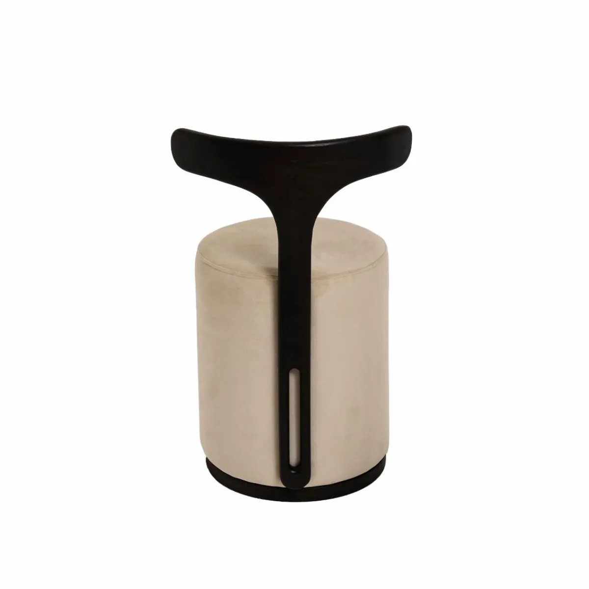 Made in Meubles Petit Fauteuil blanc en manguier Adonis