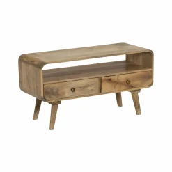Made in Meubles Petit meuble TV en bois de manguier Maëva