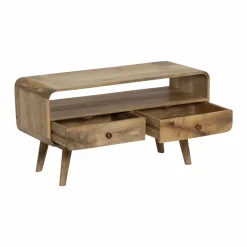 Made in Meubles Petit meuble TV en bois de manguier Maëva