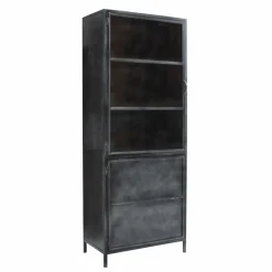 Made in Meubles Petit vaisselier en métal Locker