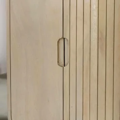 Made in Meubles Petite colonne en bois de manguier Yoni