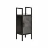 Made in Meubles Petite colonne en métal noir Abel