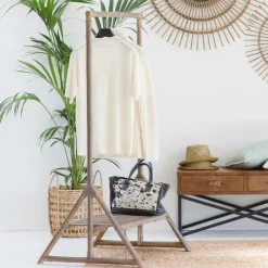 Made in Meubles Portant en rotin avec planche Rattan
