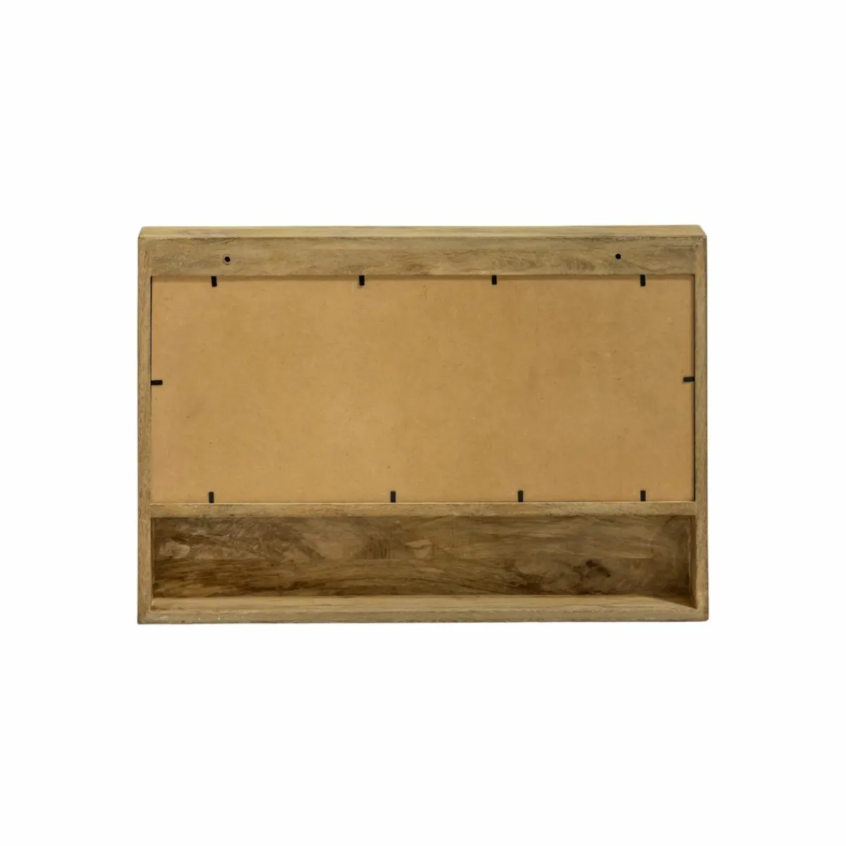 Made in Meubles Porte-manteau en bois de manguier avec miroir Marley