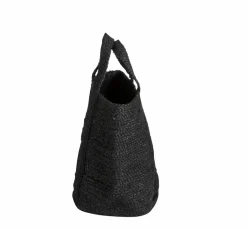 Made in Meubles Sac à buches noir Marlon