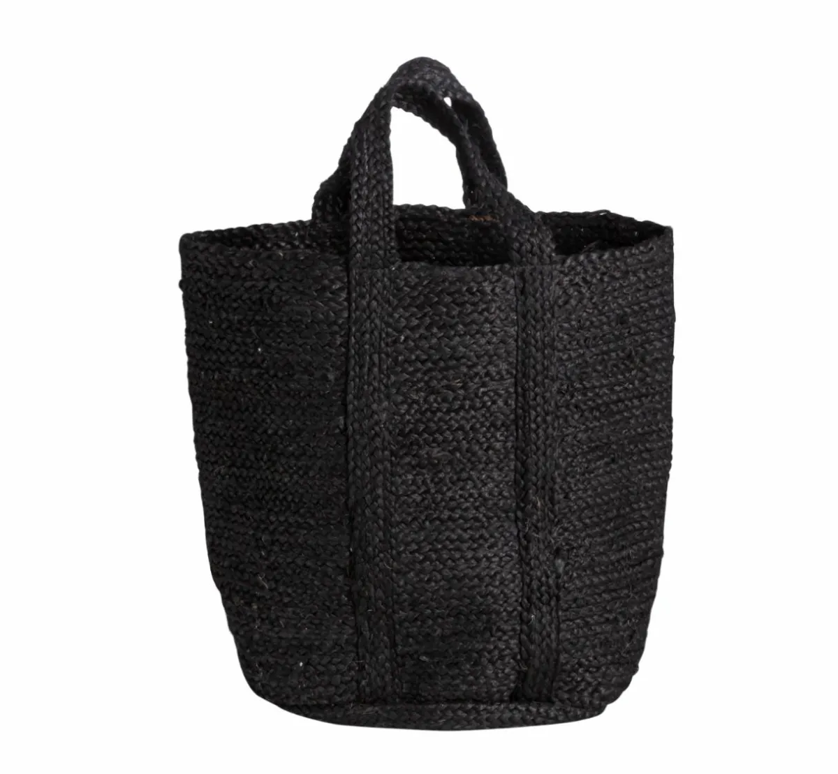 Made in Meubles Sac à buches noir Marlon