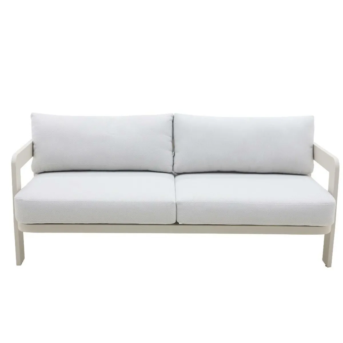 Made in Meubles Salon de jardin en aluminium taupe Loréa