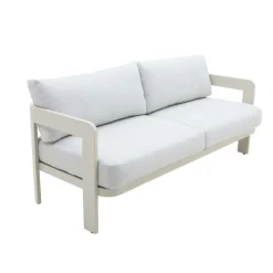 Made in Meubles Salon de jardin en aluminium taupe Loréa