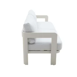 Made in Meubles Salon de jardin en aluminium taupe Loréa