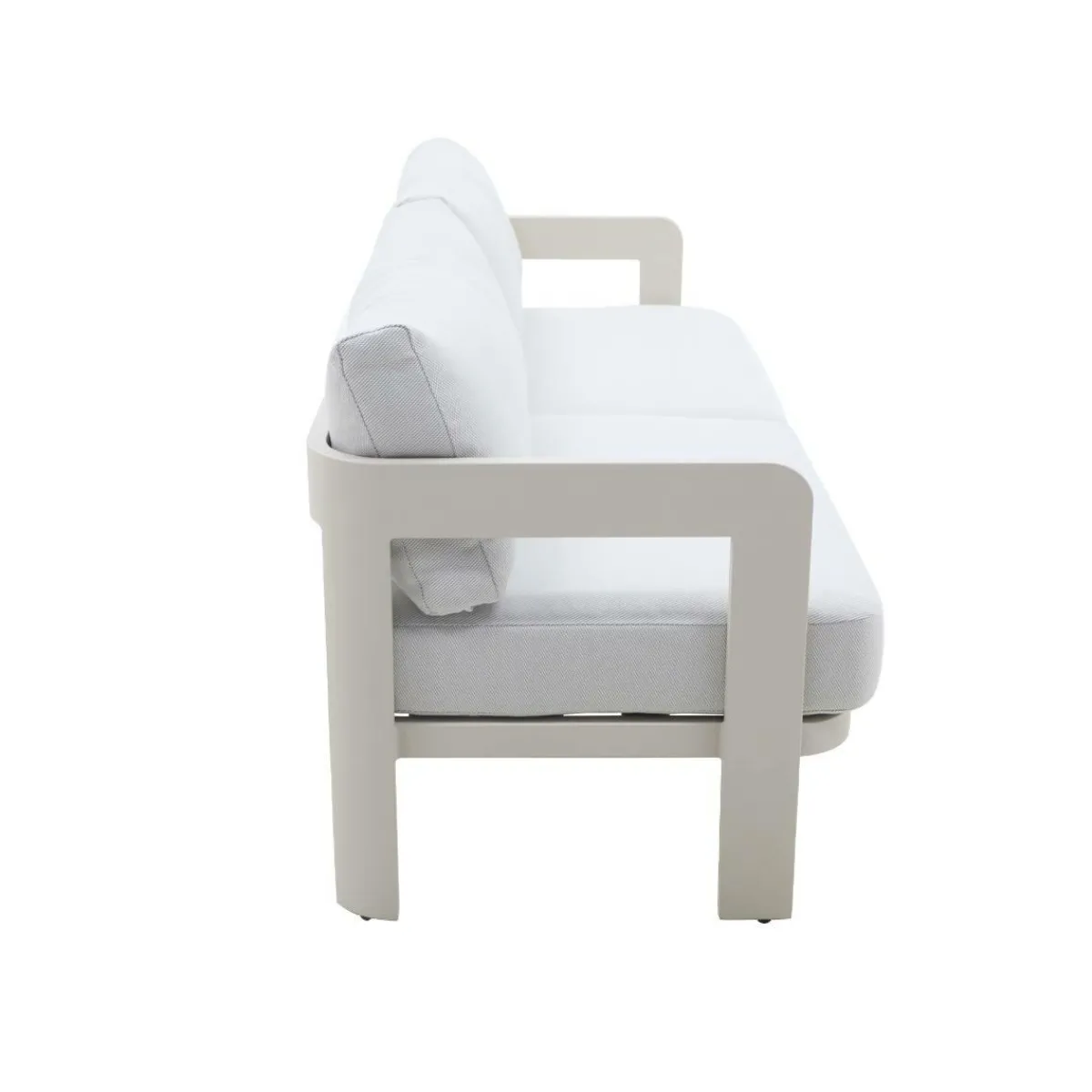 Made in Meubles Salon de jardin en aluminium taupe Loréa
