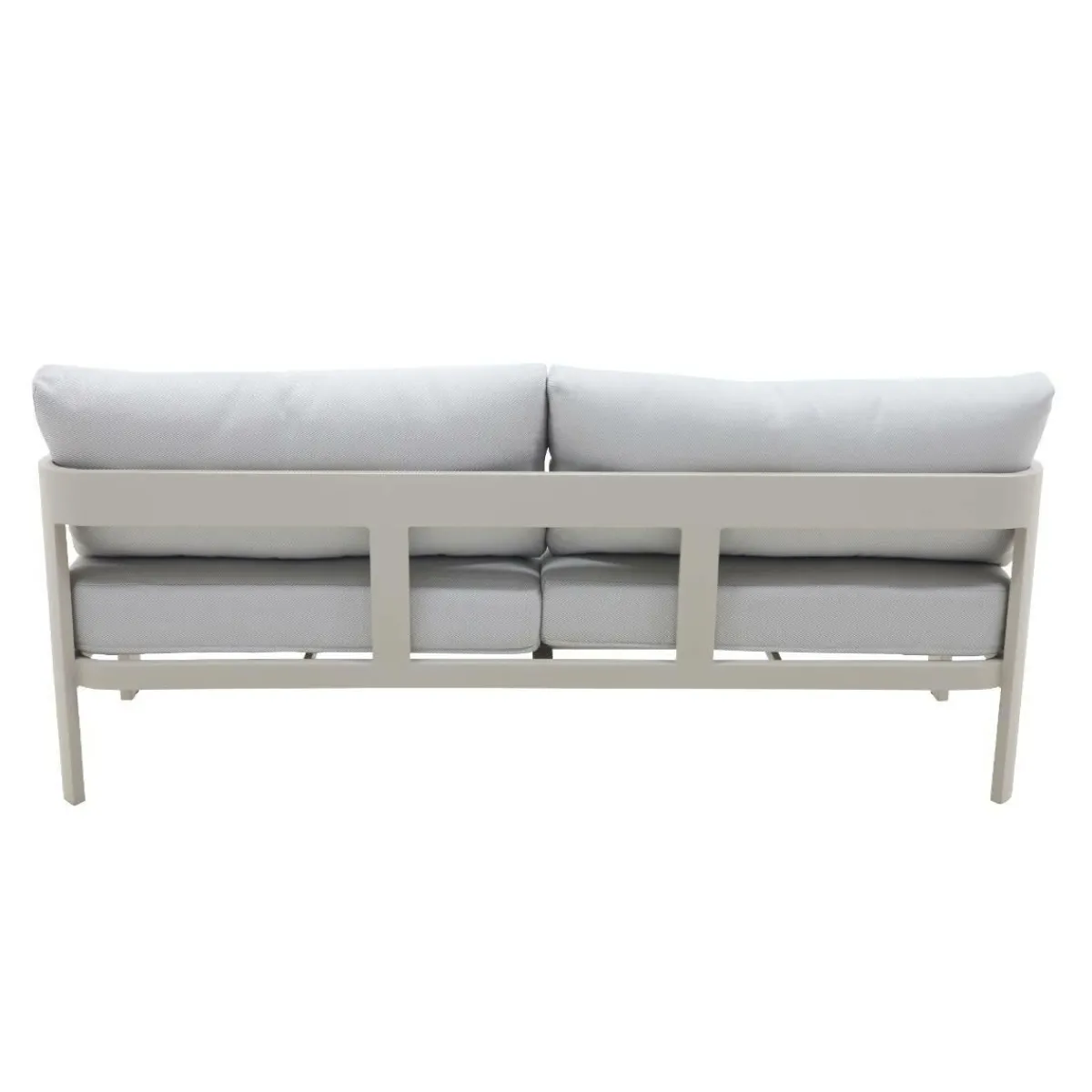 Made in Meubles Salon de jardin en aluminium taupe Loréa