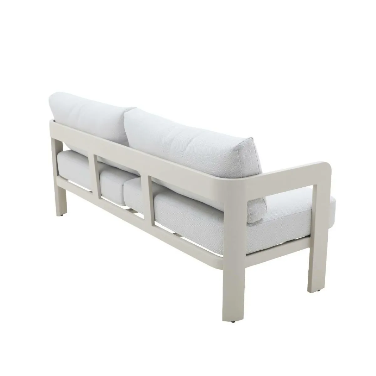 Made in Meubles Salon de jardin en aluminium taupe Loréa