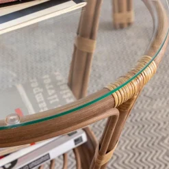 Made in Meubles Salon de jardin en rotin 4 places Rattan