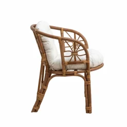 Made in Meubles Salon de jardin en rotin 4 places Rattan