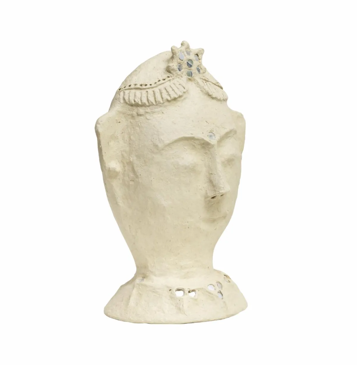 Made in Meubles Sculpture buste femme en papier mâché Antoine