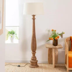 Made in Meubles Set de 2 tables basses en bois de manguier Tom