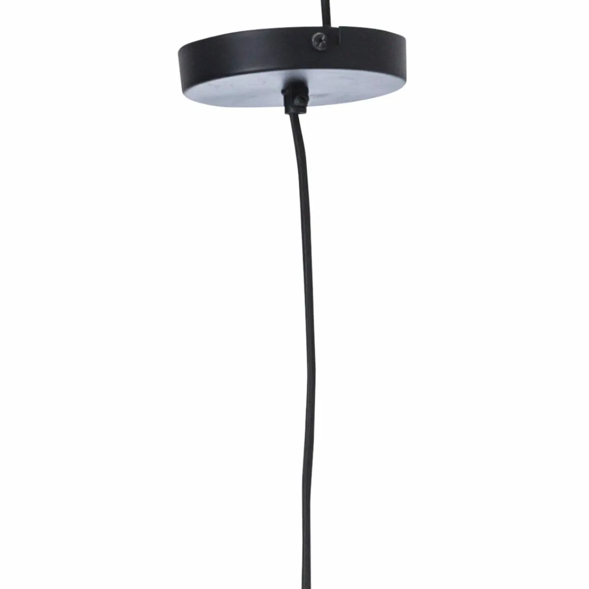Made in Meubles Suspension ajourée en métal noir Félix