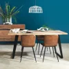 Made in Meubles Suspension blanche en bambou Rattan