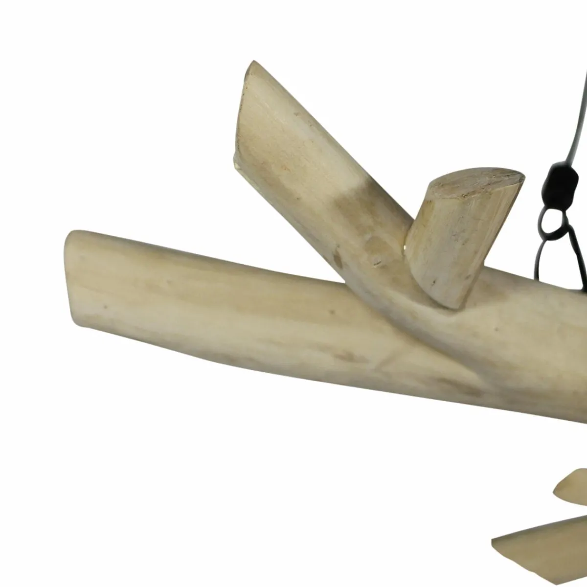 Made in Meubles Suspension en bois et métal 3 lampes Naomi
