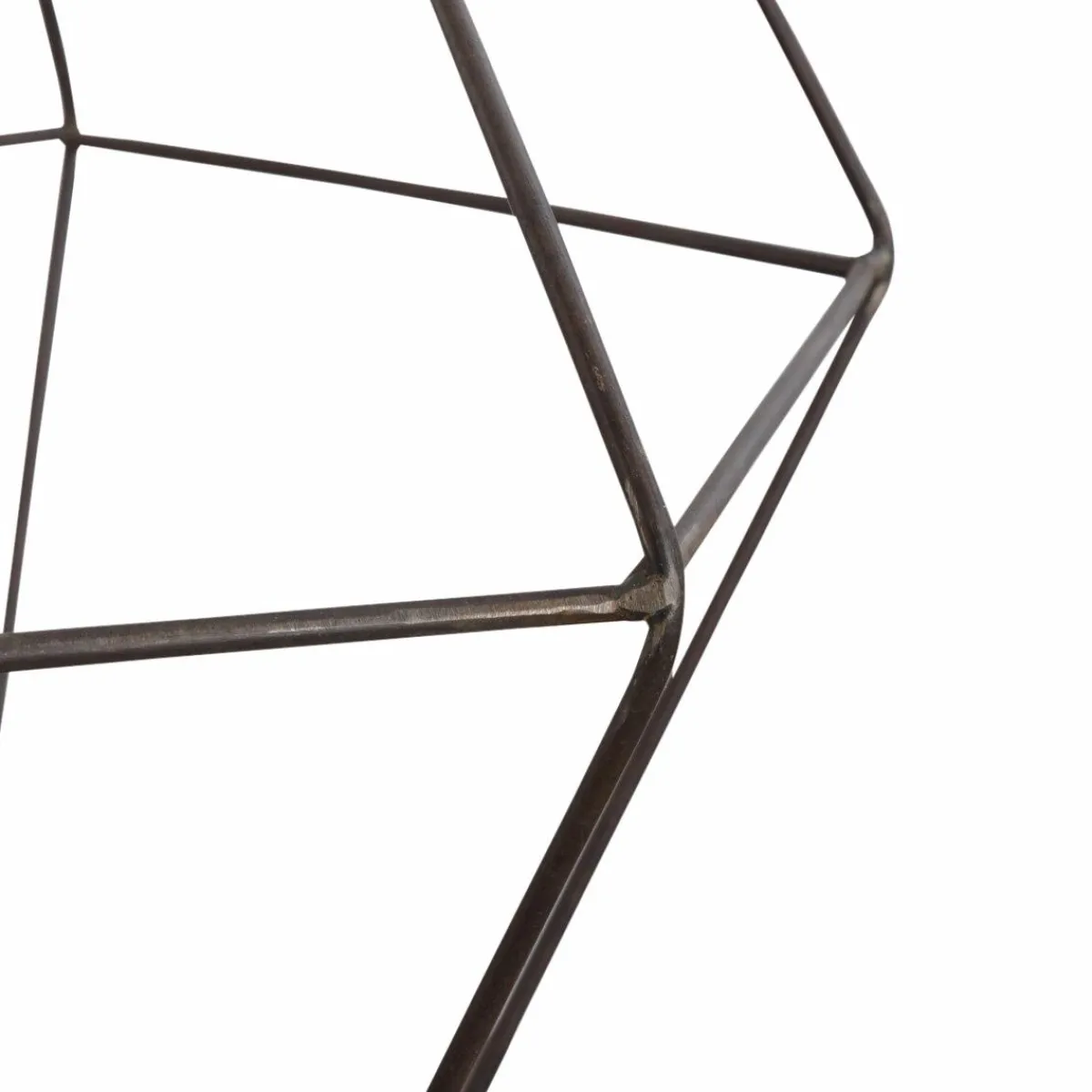 Made in Meubles Suspension graphique en métal noir Jim