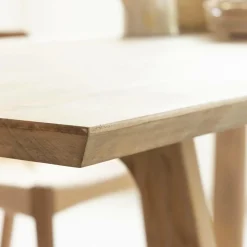 Made in Meubles Table à manger en bois de manguier Anastasia