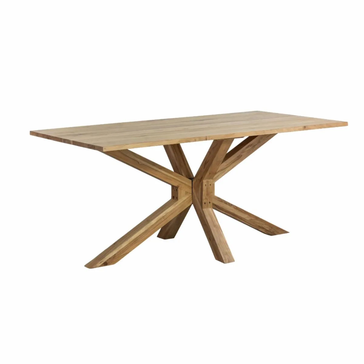 Made in Meubles Table à manger rectangulaire en bois d'acacia Izel