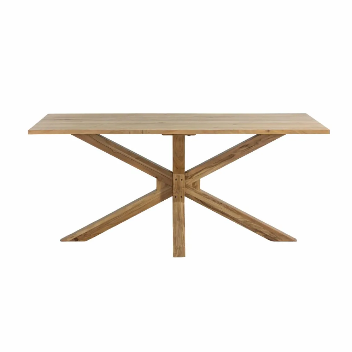 Made in Meubles Table à manger rectangulaire en bois d'acacia Izel