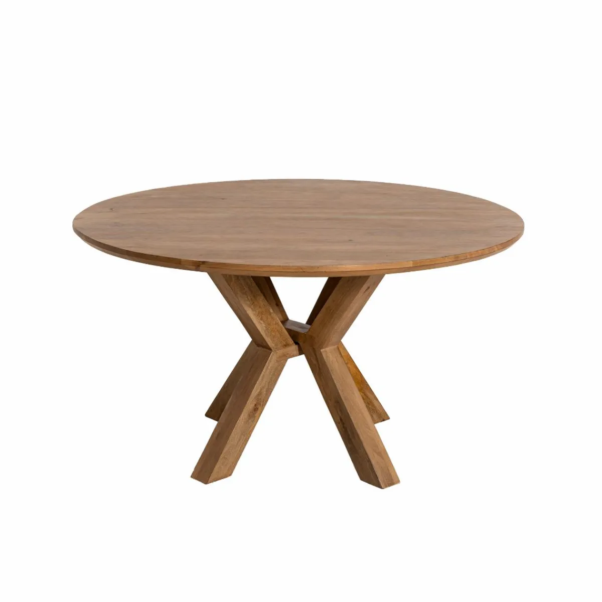 Made in Meubles Table à manger ronde en manguier Maloé