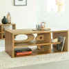 Made in Meubles Table basse design en bois de manguier Alwen