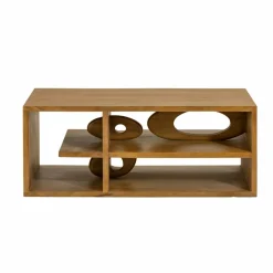 Made in Meubles Table basse design en bois de manguier Alwen