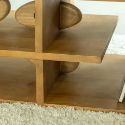 Made in Meubles Table basse design en bois de manguier Alwen