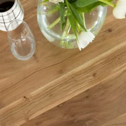 Made in Meubles Table basse en bois d'acacia et métal Ian