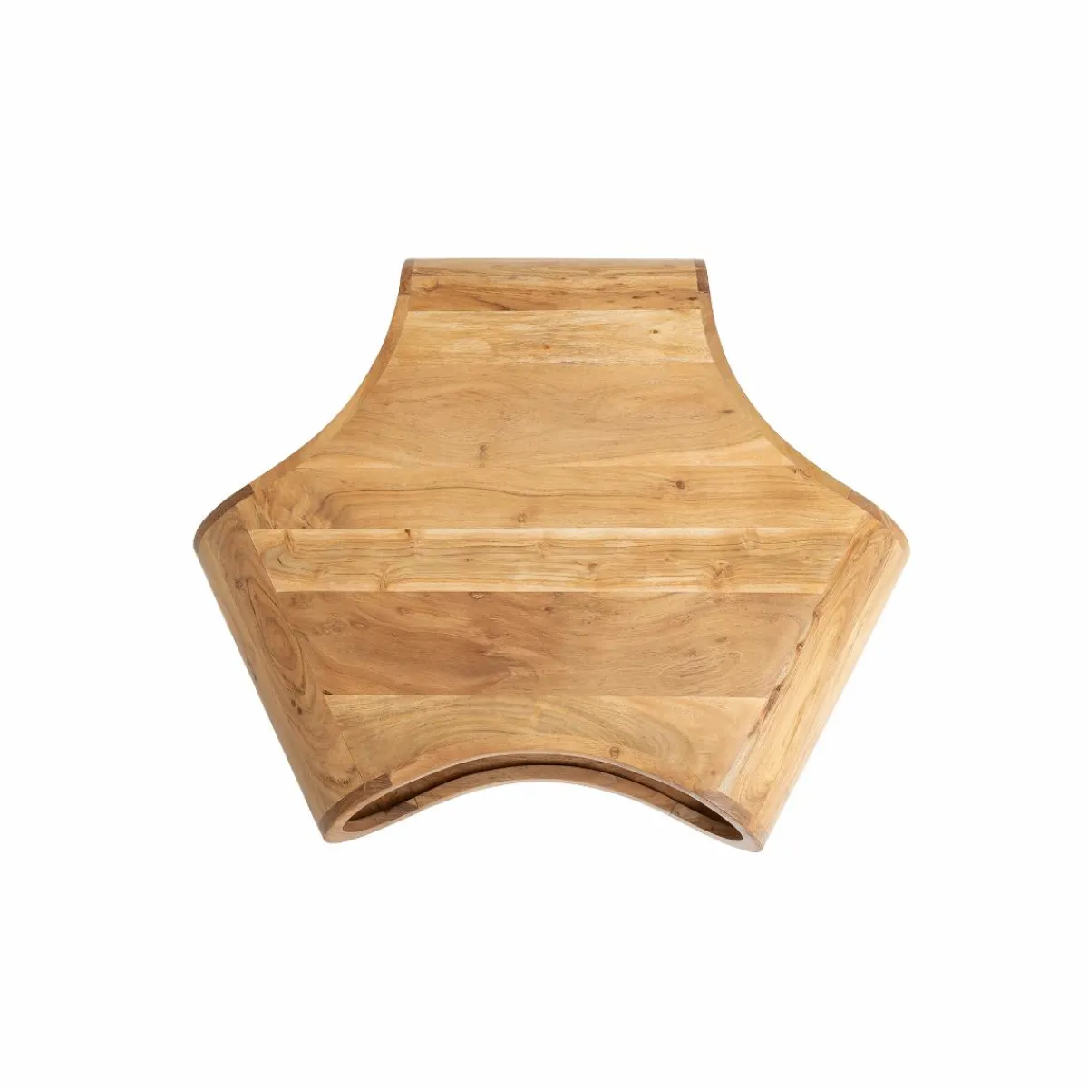 Made in Meubles Table basse en bois d'acacia et métal Ian