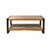 Made in Meubles Table basse en bois d'acacia 100 cm Havana