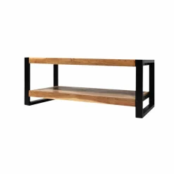 Made in Meubles Table basse en bois d'acacia 100 cm Havana