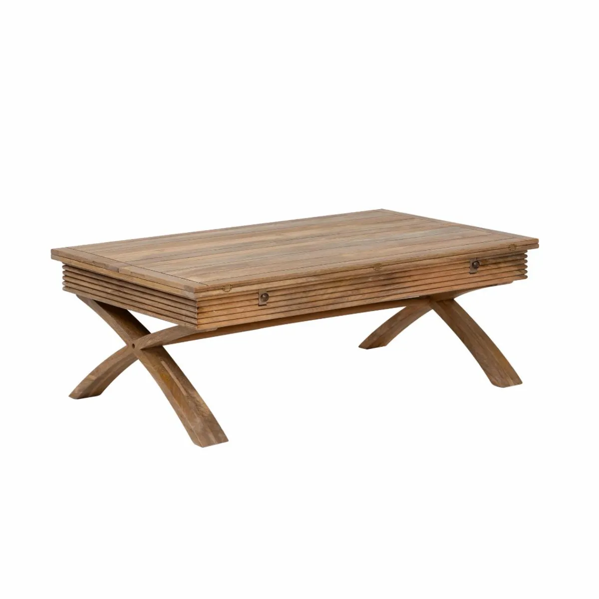 Made in Meubles Table basse en bois de manguier à allonges Luce