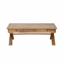 Made in Meubles Table basse en bois de manguier à allonges Luce