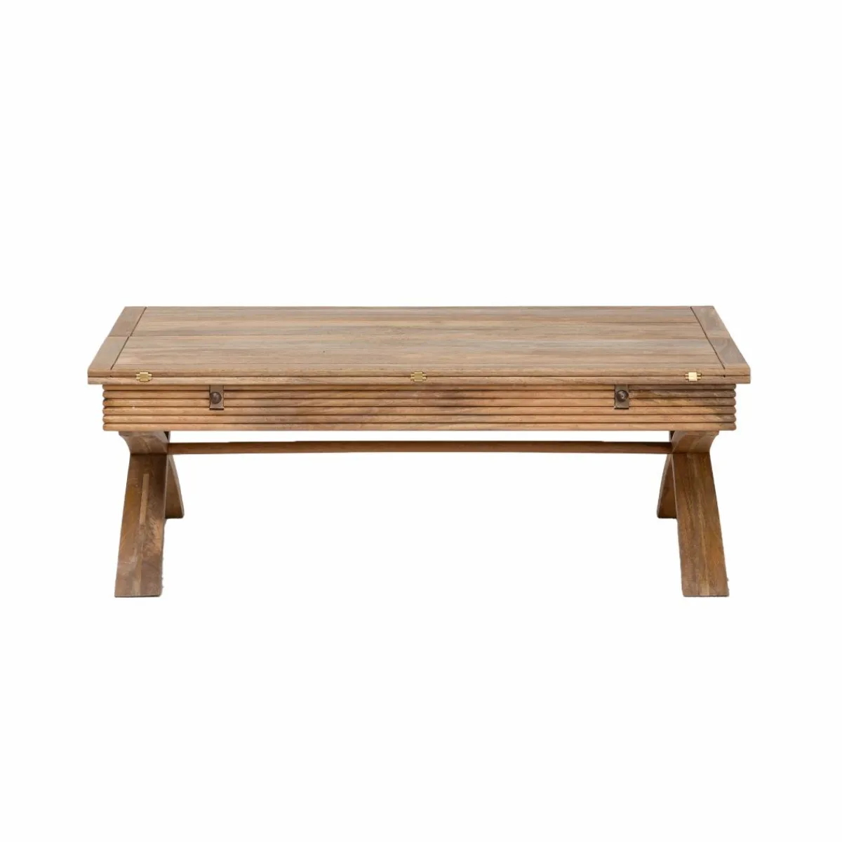 Made in Meubles Table basse en bois de manguier à allonges Luce