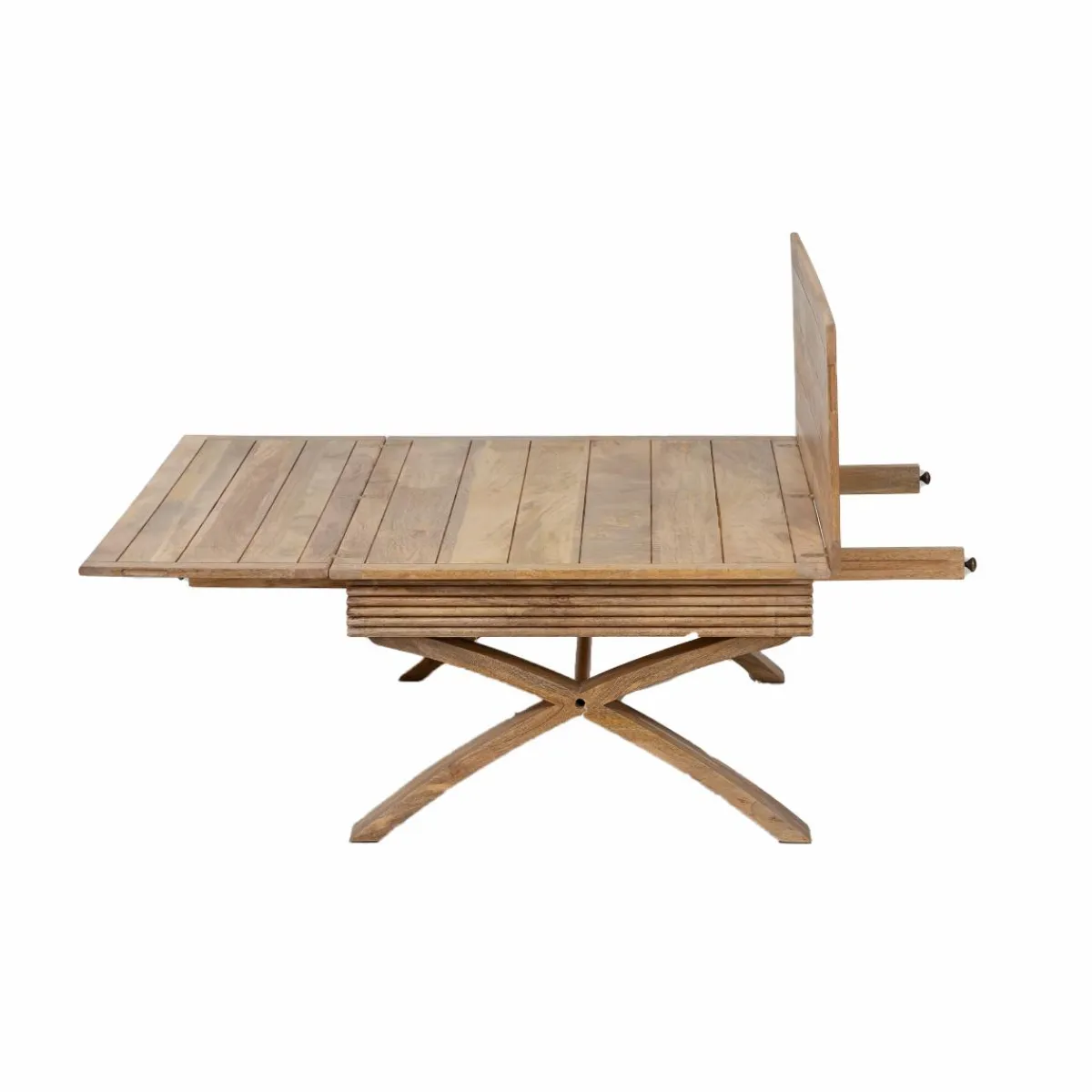 Made in Meubles Table basse en bois de manguier à allonges Luce