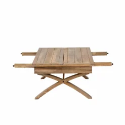 Made in Meubles Table basse en bois de manguier à allonges Luce