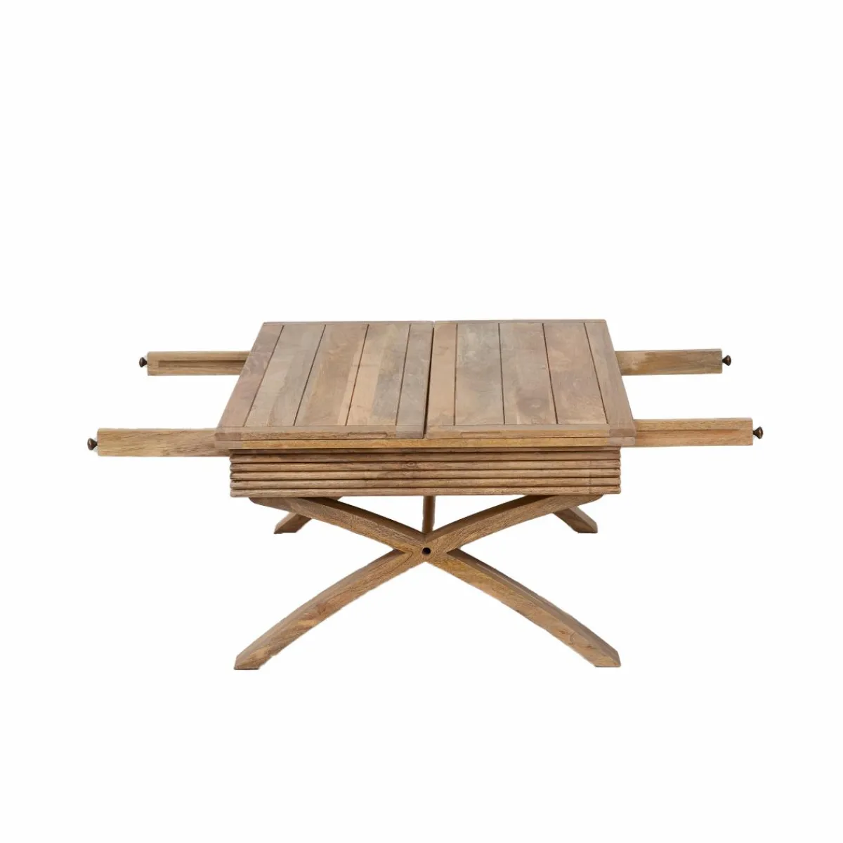 Made in Meubles Table basse en bois de manguier à allonges Luce