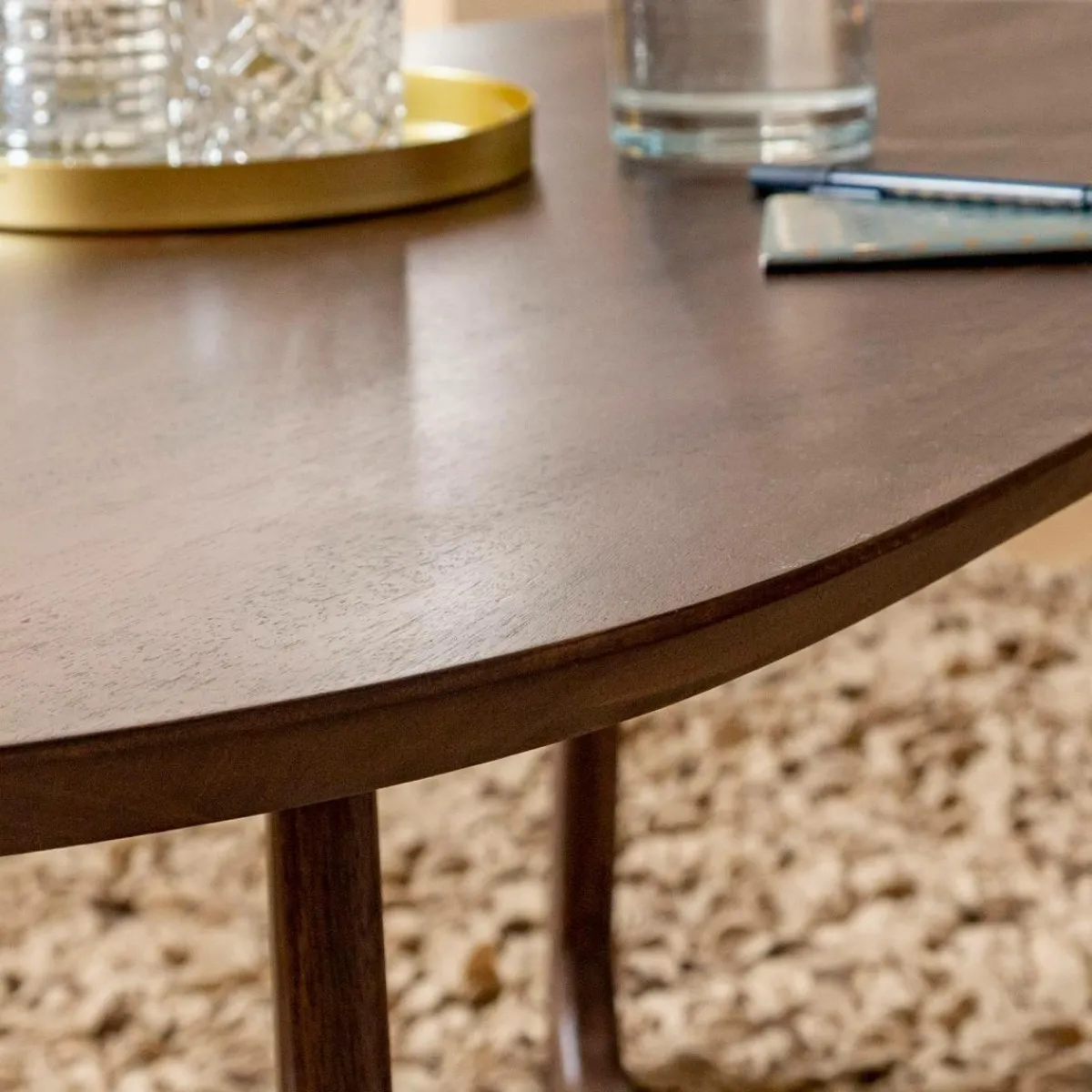 Made in Meubles Table basse en bois de manguier Augustin