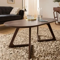 Made in Meubles Table basse en bois de manguier Augustin