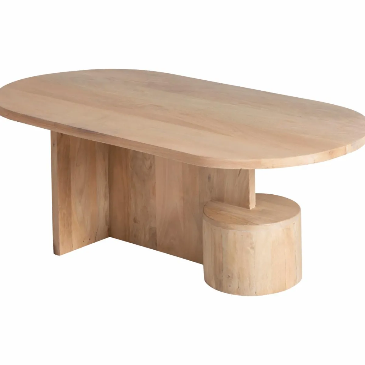 Made in Meubles Table basse en bois de manguier Edouard