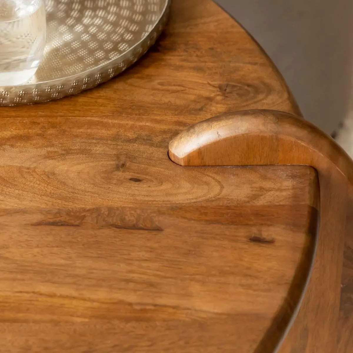 Made in Meubles Table basse en bois de manguier Azure