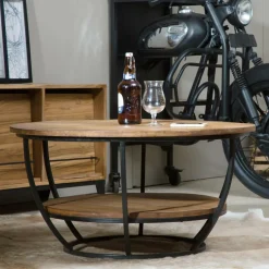 Made in Meubles Table basse en bois de manguier Rita