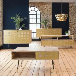 Made in Meubles Table basse en bois de manguier Cactus