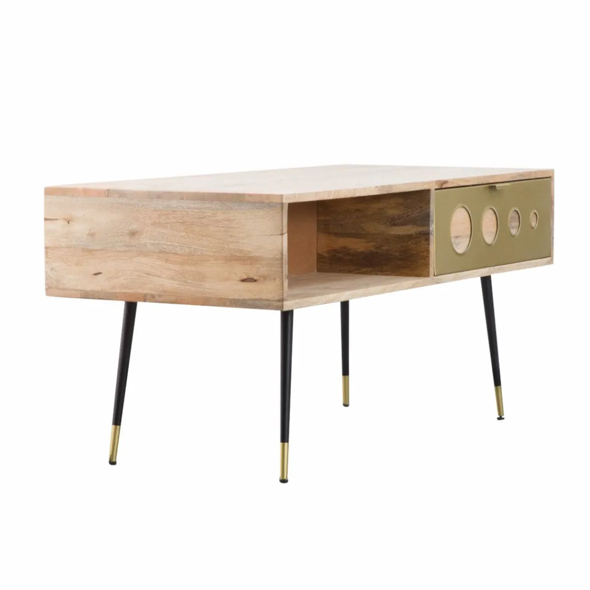 Made in Meubles Table basse en bois de manguier Cactus