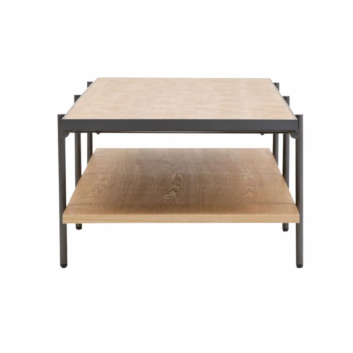 Made in Meubles Table basse en bois et métal Livia