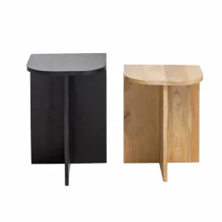 Made in Meubles Table basse gigogne en bois de manguier Faro
